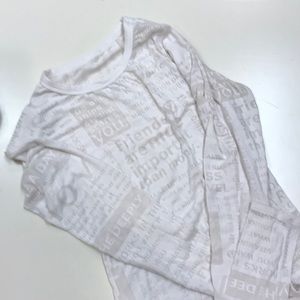 Lululemon words of wisdom undershirt